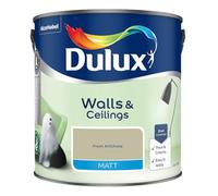 Fresh Artichoke Walls & Ceilings Matt Emulsion Paint 2.5L - Smooth Creamy Finish, Quick Dry, Low VOC, Easy Application for Interior Walls & Ceilings