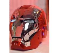Fresh Autoking 1 1 Mk5 Iron Man Helmet Cosplay English Voice-activated Eye Glow Model Plaything Grownup Electric Usable Christmas Present SZTCLV wi...