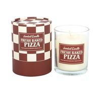 Fresh Baked Pizza Scented Candle | 40 Hour Burn | Novelty Kitchen Fragrance | Quirky Foodie Gift | Paraffin Wax Candle