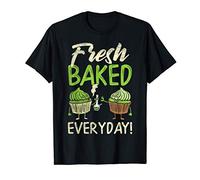 Fresh Baked Weed Cannabis Cupcake Baker Marijuana 420 Gift T-Shirt