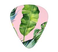 Fresh Banana Leaves Acoustic Guitar Picks - Premium Guitar Plectrum For Bass And Electric Guitar