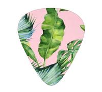 Fresh banana leaves Print Guitar Pick,12 Pack,Includes Thin,Medium,Heavy Gauges,Suitable for guitar,ukulele