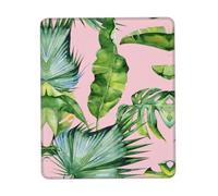 Fresh Banana Leaves Square Mouse Pad, Cloth With Rubberized Base, Standard Gaming Mousepad, Non-Slip Rubber Base