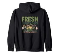 Fresh Beginnings Bloom Where Dreams Plant Seeds Zip Hoodie