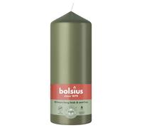 Fresh Bolsius Pillar Candle 150 X 58mm 2 Pack - Olive