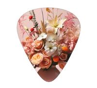 Fresh bouquet Guitar picks in thin, medium, and thick sizes, 12-piece set, suitable for electric guitar and various instruments
