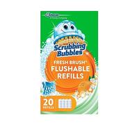 Fresh Brush Toilet Cleaning System, Flushable Refill, 20 Count, 301802