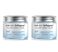 Fresh Butter and Honey Repair Balm with GHK-Cu, GHK Copper Peptide Butter Skincare, 2 oz - Intensely nourishes, soothes, and protects the skin barrier, suitable for dry and sensitive skin.