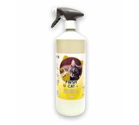 FRESH-CAT Cat Litter Tray Deodorising Trigger Spray Bottle 1L (LEMON)