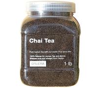 Fresh Chai Tea 1 lb (453 grams), makes 100 cups of tea, A mix of Black Tea, Green Cardamom, Cloves, Black Pepper, and Ceylon Cinnamon and shipped from Sri Lanka by DRUERA