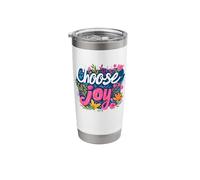 Fresh Choose Joy Costume for Multicolor Outfits Lovers Stainless Steel Insulated Tumbler
