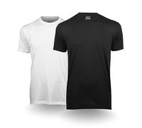 Fresh Clean Threads Crewneck T-Shirt Pack for Men - Pre Shrunk Soft Fitted Premium Classic Tee - Men's T Shirts Cotton Poly, Basic, S
