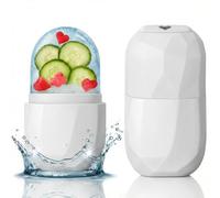 Fresh Cube Cooling Face Tool for Puffiness, Eyes & Neck - Reusable Skincare Ice Cube for Redness, Glow & Soothing - Leakproof Beauty Gift for Daily Use (Arctic White)