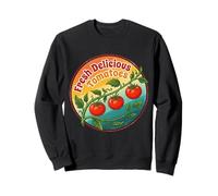 Fresh Delicious Tomatoes Garden Vegetable Farm Illustration Sweatshirt