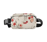 Fresh Dewberry Fruit Silver Waist Pack Crossbody Passport Bag Sling Chest Bags Fanny Packs for Workout Running, Color16, One Size