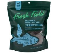 Fresh Field Salmon & Sweet Potato Chips, 14 Oz, Natural Dog Treats, Made in USA, Rich in Omega-3, Health Beneficial