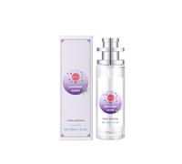 Fresh Floral Fruity Perfume Spray, Long-Lasting Elegant Scent with Plant Ingredients, Portable 30ml for Daily & Party (Lavender Scent)