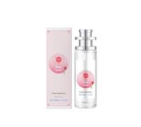 Fresh Floral Fruity Perfume Spray, Long-Lasting Elegant Scent with Plant Ingredients, Portable 30ml for Daily & Party (Rose scent)