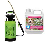 (Fresh Floral) Garden Pump Sprayer 5L & Artificial Grass Cleaner