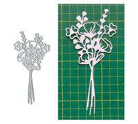 Fresh Flowers Leaf Metal Die Cuts,Srping Heart Leaf Leaves Wedding Card Cutting Dies Cut Stencils DIY Scrapbooking Photo Album Decorative Embossing Paper Card Making