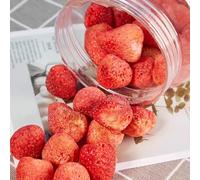 Fresh Freeze-dried Strawberries, Freeze Dried Strawberry, Snacking Freeze-Dried Strawberries, Natural, Vegan,Freeze Dried Fruit, Baking Ingredients, Casual Dried Fruits Snacks (500g)