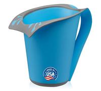 FRESH FROG Cascada Rinse Cup | Tear-Free Waterfall Rinser | Made in USA (Blue)