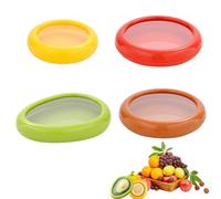 Fresh Fruit and Veg Storage Box - 4PCS Reusable Anti-Oxidation Container for Fridge
