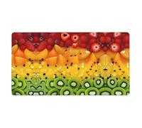 Fresh Fruit Extra Large Rubber Mouse pad 16x29.5in, Strong Adhesion, Durable, Suitable for a Wide Range of Occasions