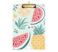 Fresh Fruit Pattern Artists Pad Large Transparent For Baseball Trainers Volleyball Size 9x12