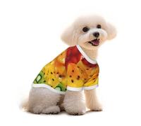 Fresh fruit Print Pure Cotton Pet T-Shirt, Dogs & Cats Comfy Tee Vest, for Small Medium Summer Winter Clothes
