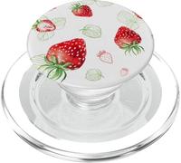 Fresh fruit strawberries PopSockets PopGrip for MagSafe