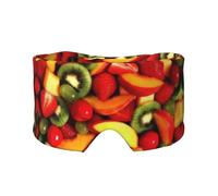 Fresh Fruits and Vegetables Print Sleep Eye and Ear Muffs Mask - Soft & Breathable, Ideal for Travel, Meditation, and Nighttime Use