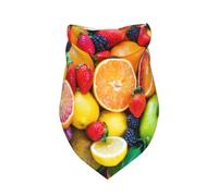 Fresh Fruits,Bib Scarf Triangle Hood Adjustable Pet Scarf Washable Hood Suitable for Small, Medium and Large Dogs and Cats