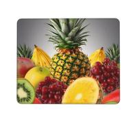 Fresh Fruits Pineapple Mouse Pad Waterproof Gaming Mousepad for Office Computer Mousepads for Desk Pad with Non-Slip Rubber Base Washable Cloth Mouse Mat 8.3 x 10.3 in