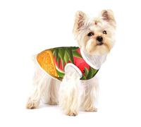 Fresh Fruits Pineapple Print Lightweight Tank Top for Dogs Dog Shirts for Small Dogs Stretchy T Shirts Sleeveless Vest