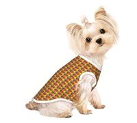 Fresh Fruits Pineapple Print Pet Sleeveless T-Shirt Lightweight Soft Vest Apparel Wear Indoor Outdoor Tank Top