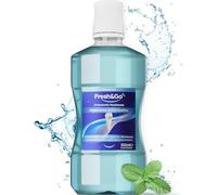 Fresh & Go® Orthodontic Fluoride Daily Mouthwash - Recommended for Orthodontic Braces - Clinically Proven Cavity Protection & Tooth Decay Prevention - Fresh Mint Flavour - Alcohol-Free (500ml)
