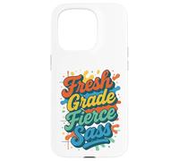 Fresh Grade Fierce Sass Cool Back To School Typography Case for iPhone 15 Pro