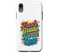 Fresh Grade Fierce Sass Cool Back To School Typography Case for iPhone XR