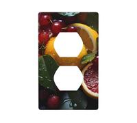 Fresh Grapefruit Lemon Duplex Siding Kit, 11.4 X 7 Cm, for Light Socket Switches (1 Piece).