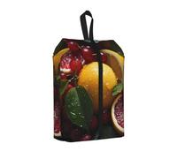 Fresh Grapefruit Lemon Print Shoe Storage Bag, One Size Waterproof Shoe Pouch with Handle, for Gym Travel and Daily Use Organizer