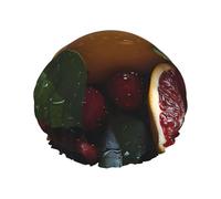 Fresh Grapefruit Lemon Printed shower cap, reusable, specially designed for women's long hair, double-layer structure, suitable for bathing.