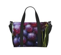 Fresh Grapes Prints Handbag Crossbody Travel Bag Comfortable Lightweight and Waterproof Suitable for Travel and Everyday Use.