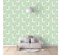 Fresh Hand Drawn Animals Creative Art 3D Wallpaper Textured Silk Easy Install Living Room Sofa Bedroom Dining Room Home Decoration Wall-200cm×140cm