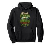 Fresh Herbs From the City Urban Window Garden Pride Pullover Hoodie
