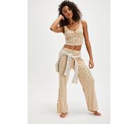 Fresh In Love Lounge Set by Intimately at Free People in Light Air Combo, Size: Large