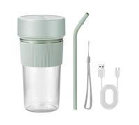 Fresh Juice Fast Portable Blender - 350ml Portable Personal Travel Blender for Smoothies, Portable Smoothie Blender | Shakes, Fruit Juice Blender Straw Design with 6 Blades for Travel, Sp,