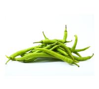 Fresh Kenya Green Chilli 1kg -/+10% - Hot & Spicy Authentic Chillies for Indian, African & Asian Cooking | Ideal for Curries, Sauces & Pickles