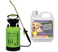 (Fresh Lavender) Garden Pump Sprayer 3L & Artificial Grass Cleaner