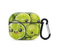 Fresh Lemon Bluetooth Headset Cover Hard Shell Earbuds Case Protective Cover Compatible with Airpods 3